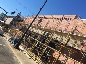 Construction begins at the location of the former Varsity Inn 
