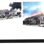 Renderings of duplexes in the Burns Bottom redevelopment presented to Columbus City Council Thursday as part of a Planned Unit Development proposal - Courtesy image - Columbus Redevelopment Authority